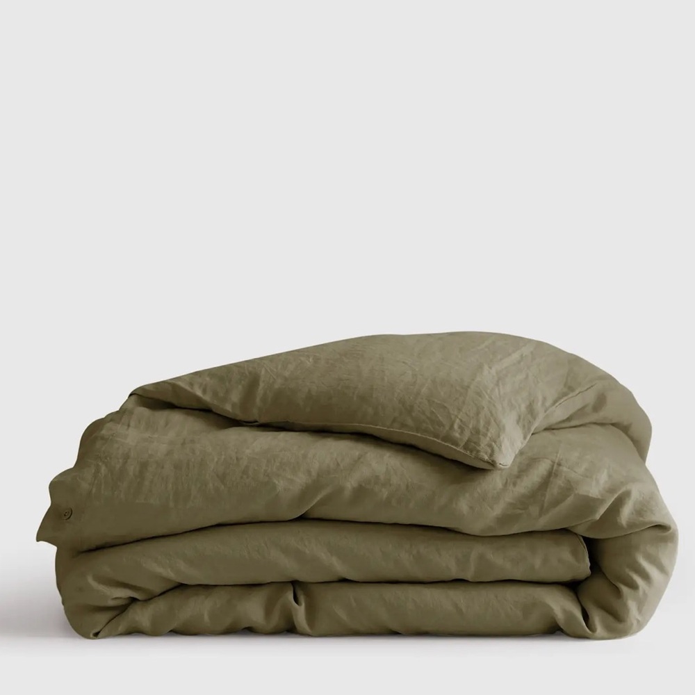 Quince European Linen Duvet Cover King/Cal King